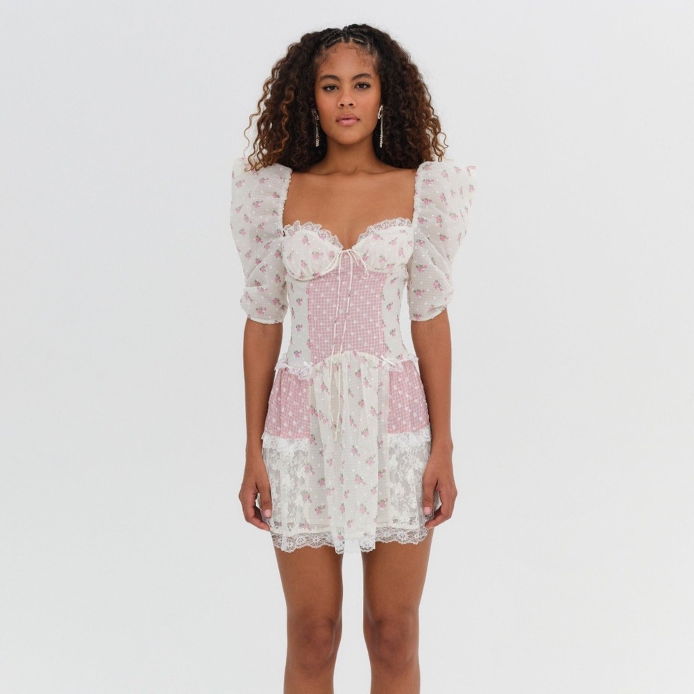 For Love & Lemons Francine Mini Dress Size XXSXXS / Pink